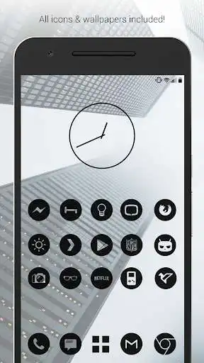 Play Dark Void - Black Circle Icons (Free Version)