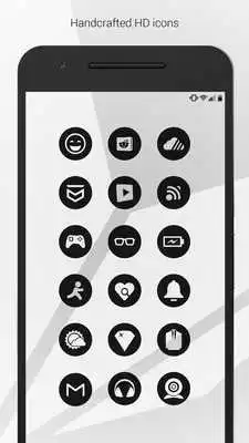 Play Dark Void - Black Circle Icons (Free Version)