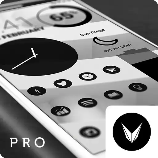 Play Dark Void Pro - Black Circle Icons APK