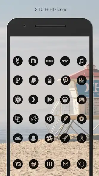 Play Dark Void Pro - Black Circle Icons as an online game Dark Void Pro - Black Circle Icons with UptoPlay