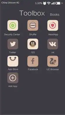 Play Dark woods Hola Launcher Theme