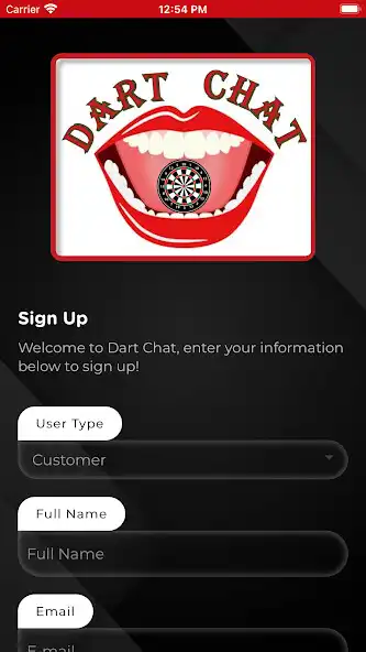 Play DartChat as an online game DartChat with UptoPlay