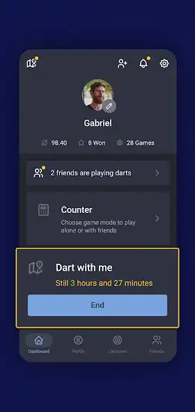 Play DartGameOn as an online game DartGameOn with UptoPlay