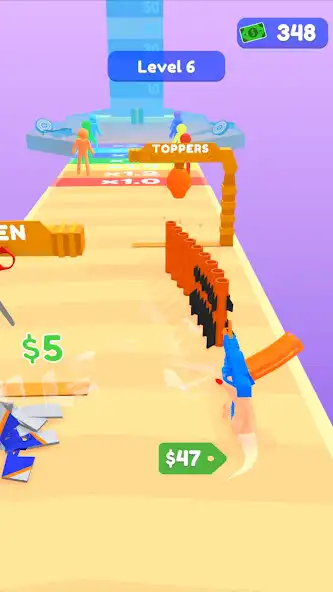 Play Dart Runner as an online game Dart Runner with UptoPlay