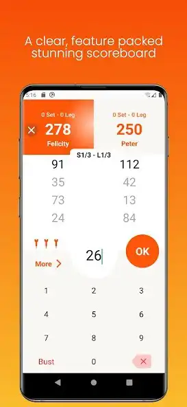 Play Dart Scores as an online game Dart Scores with UptoPlay