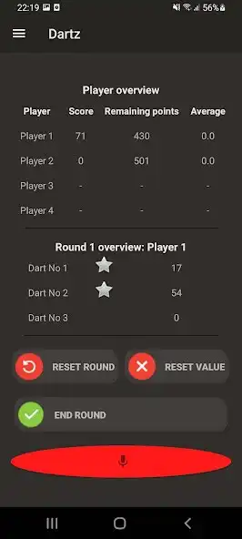 Play DartZ - Darts Voice Counter as an online game DartZ - Darts Voice Counter with UptoPlay