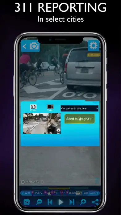 Play Dashcam for your Bike as an online game Dashcam for your Bike with UptoPlay