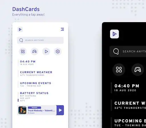 Play DashCards for KLWP  and enjoy DashCards for KLWP with UptoPlay