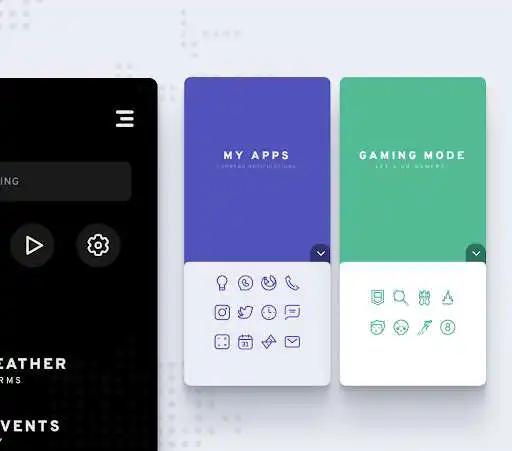 Play DashCards for KLWP as an online game DashCards for KLWP with UptoPlay