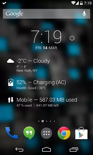 Play DashClock Data Usage Extension Play DashClock Data Usage Extension