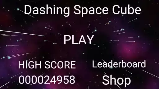 Play Dashing Space Cube as an online game Dashing Space Cube with UptoPlay