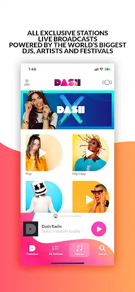Play Dash Radio as an online game Dash Radio with UptoPlay
