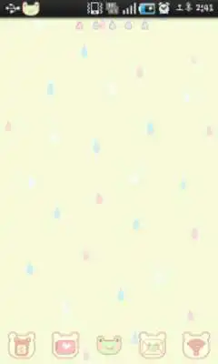 Play Dasom rain go launcher theme