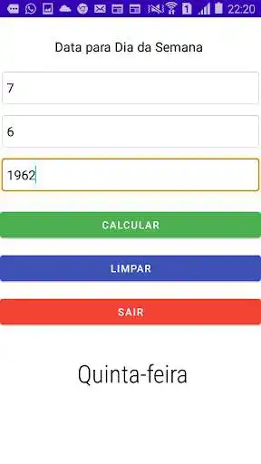 Play Data para Dia da Semana  and enjoy Data para Dia da Semana with UptoPlay