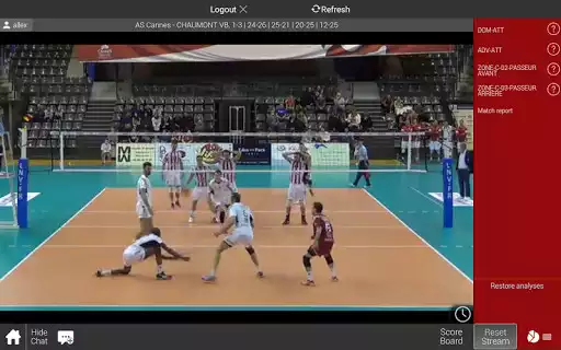 Data Volley 4 Web Client online game with UptoPlay