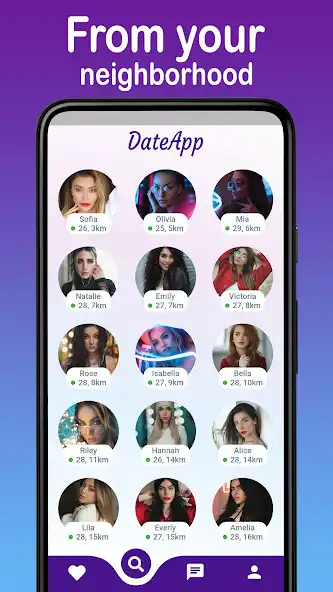 Play DateApp - Dating  chats as an online game DateApp - Dating  chats with UptoPlay