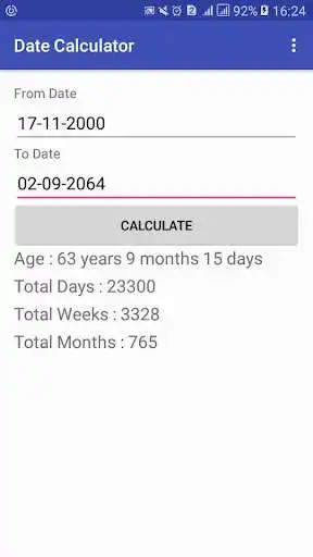 Play Date Calculator : Age Day Week Month Year  and enjoy Date Calculator : Age Day Week Month Year with UptoPlay