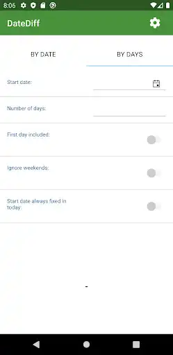 Play DateDiff as an online game DateDiff with UptoPlay