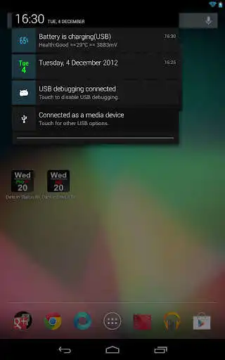 Play Date in Status Bar HD as an online game Date in Status Bar HD with UptoPlay