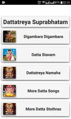 Play Dattatreya Suprabhatam