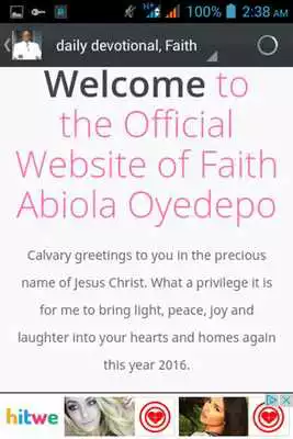 Play DAVID O. OYEDEPO LIVE