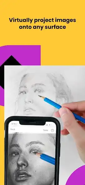 Play Da Vinci Eye: AR Art Projector as an online game Da Vinci Eye: AR Art Projector with UptoPlay