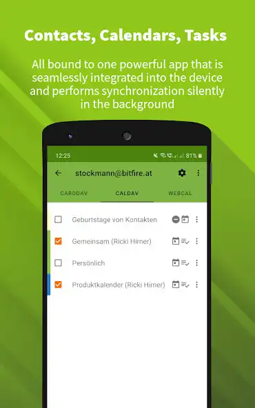 Play DAVx⁵ – CalDAV CardDAV WebDAV  and enjoy DAVx⁵ – CalDAV CardDAV WebDAV with UptoPlay