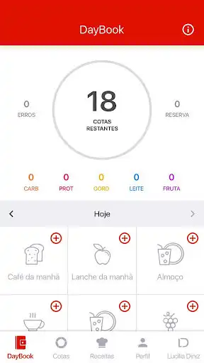 Play DayBook - Dieta de Lucilia Diniz