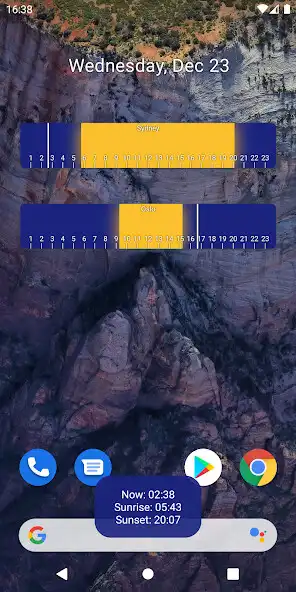 Play Daylight Clock: Sunrise/Sunset  and enjoy Daylight Clock: Sunrise/Sunset with UptoPlay