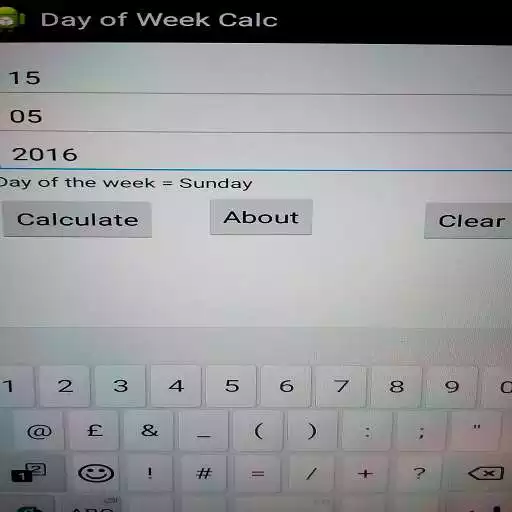 Play Day of the Week Calculator as an online game Day of the Week Calculator with UptoPlay