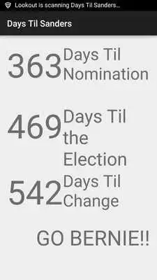 Play Days Til Bernie Sanders