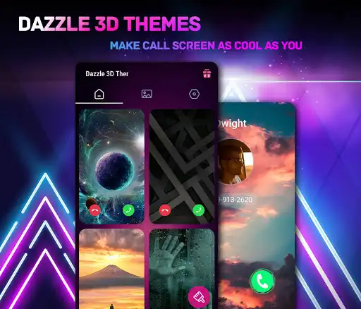 Play Dazzle 3D Themes: Call Screen & Home Screen Themes  and enjoy Dazzle 3D Themes: Call Screen & Home Screen Themes with UptoPlay