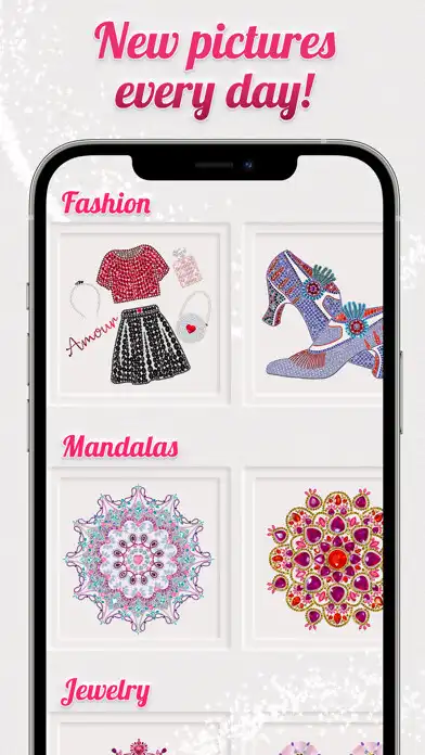 Play Dazzly - Diamond Art by Number as an online game Dazzly - Diamond Art by Number with UptoPlay