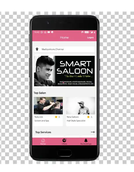 Play D-Barber -  Salon Booking App as an online game D-Barber -  Salon Booking App with UptoPlay