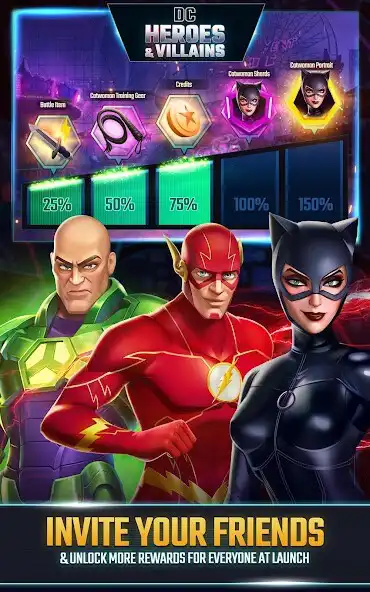 Spēlējiet DC Heroes Villains un izbaudiet DC Heroes Villains ar UptoPlay