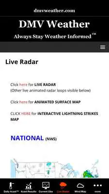 Play DC MD VA Weather - Local 4cast