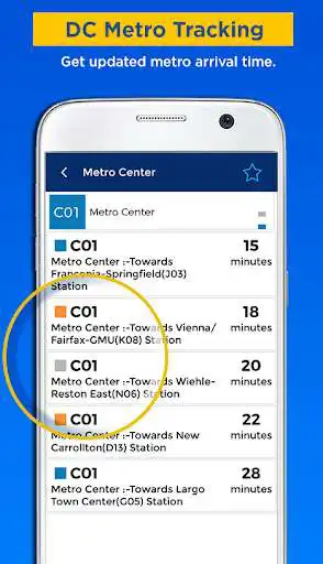 Play DC Metro  Bus Tracker