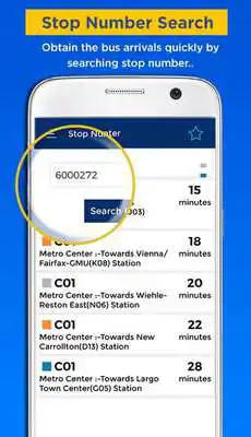 Play DC Metro  Bus Tracker