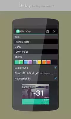Play D-Day Counter for Smart Watch2