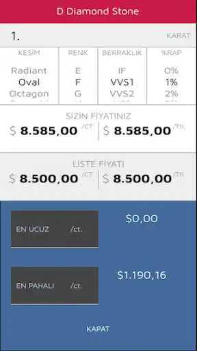 Play D Diamond Price Calculator  and enjoy D Diamond Price Calculator with UptoPlay