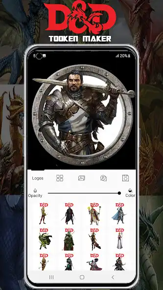 Play DD Token Maker / Roll 20 Logo as an online game DD Token Maker / Roll 20 Logo with UptoPlay
