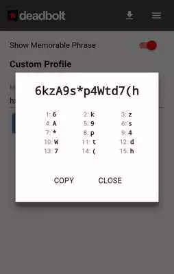 Play Deadbolt Password Generator