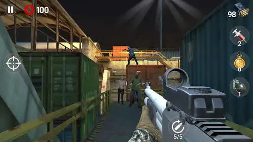Play Dead Fire: Zombie shooting as an online game Dead Fire: Zombie shooting with UptoPlay
