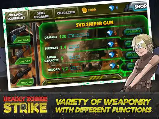 Play Deadly Zombie Strike: Zombie Shooting Challenge as an online game Deadly Zombie Strike: Zombie Shooting Challenge with UptoPlay