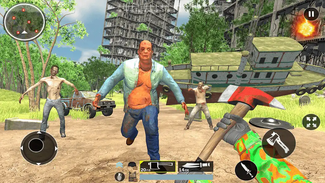 Play Dead Survival: Zombie Shooter as an online game Dead Survival: Zombie Shooter with UptoPlay