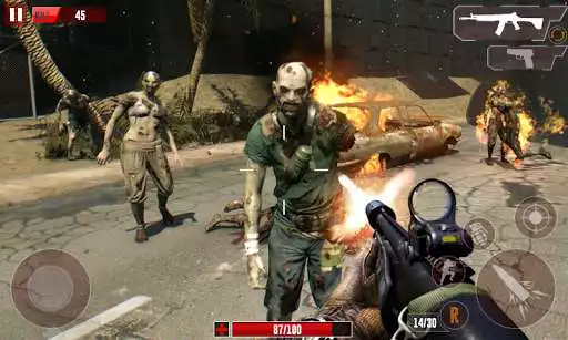 Play Dead Zombie Shooting Target 3D