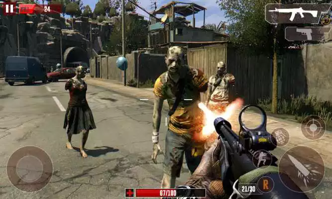 Play Dead Zombie Shooting Target 3D