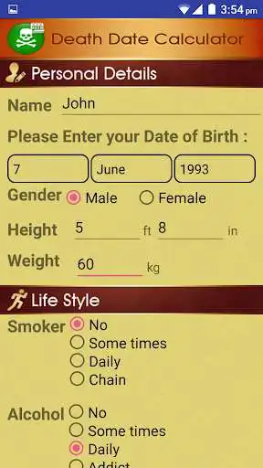 Play Death Date Calculator Clock Life Prediction Timer  and enjoy Death Date Calculator Clock Life Prediction Timer with UptoPlay