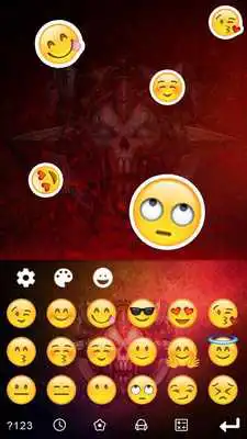 Play Death Skull Keyboard Theme