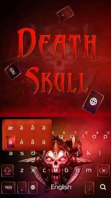 Play Death Skull Keyboard Theme